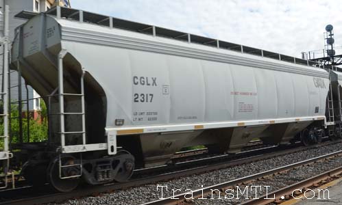 Car/wagon CGLX2317 left side / coté gauche